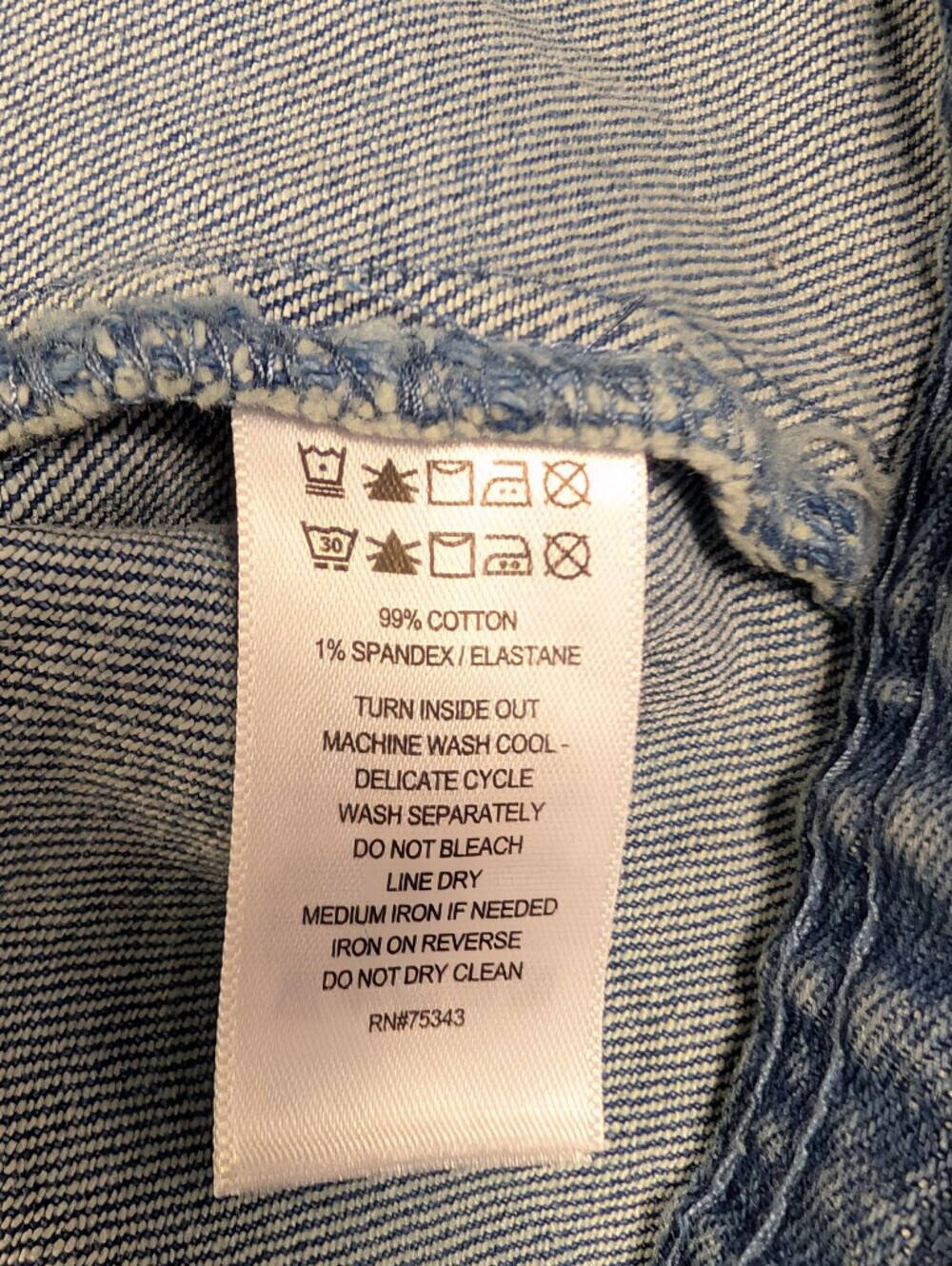 Nicole Miller NY Cropped Denim Jacket Medium Wash Stretch Trucker M - Picture 10 of 12